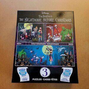 Ceaco Disney Tim Burton's The Nightmare Before Christmas 3-pack Jigsaw Puzzle